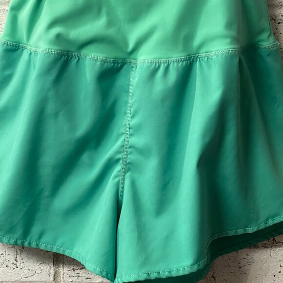 Mint Green Athletic Skort Romper – Cute & Comfy Activewear Medium - Picture 4 of 15